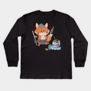 The Sushi Fox Kids Long Sleeve T-Shirt